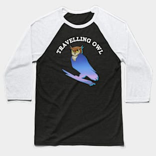 Travelling Owl Baseball T-Shirt